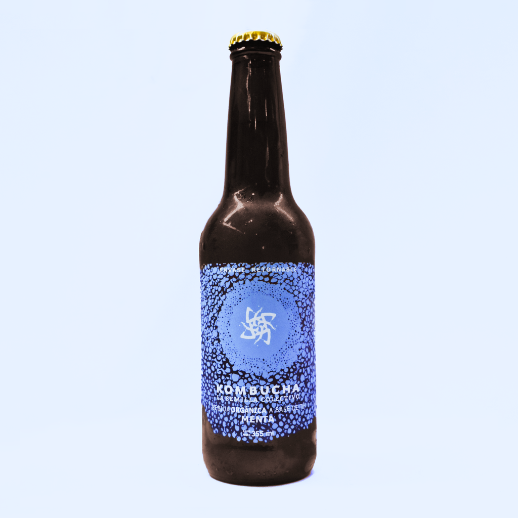 Kombucha de menta 355ml LA SEMILLA COLECTIVA