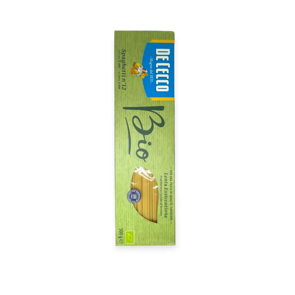Pasta bio spaghetti de sémola 500gr DE CECCO