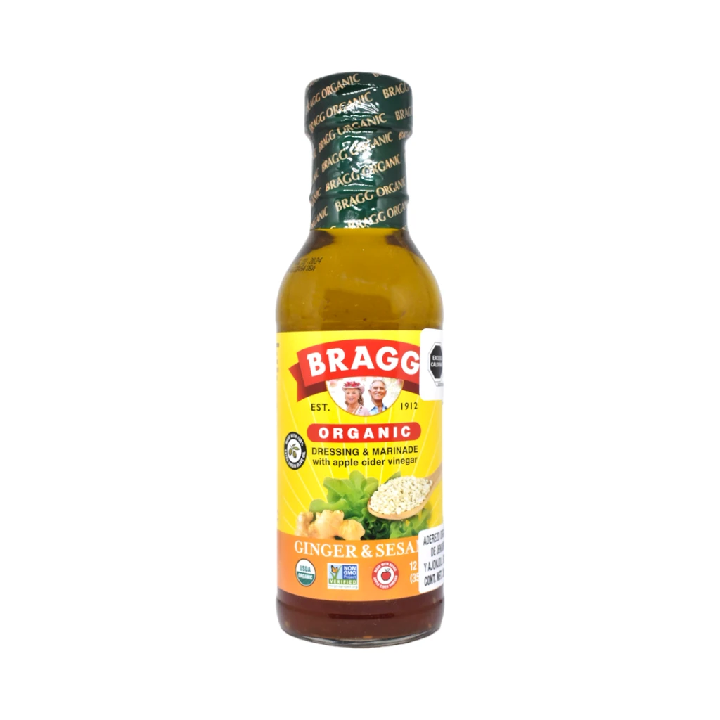 Aderezo orgánico de jengibre y ajonjolí 354ml BRAGG