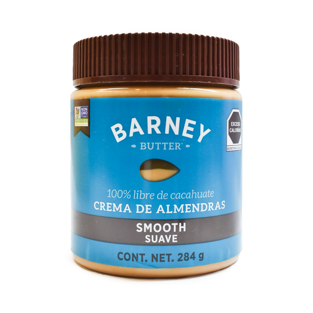 Crema de almendras suave 284gr BARNEY BUTTER