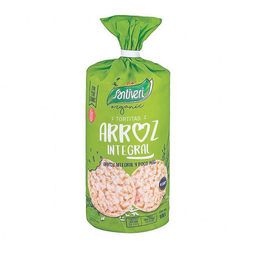 Tortitas de arroz bio 100gr SANTIVERI