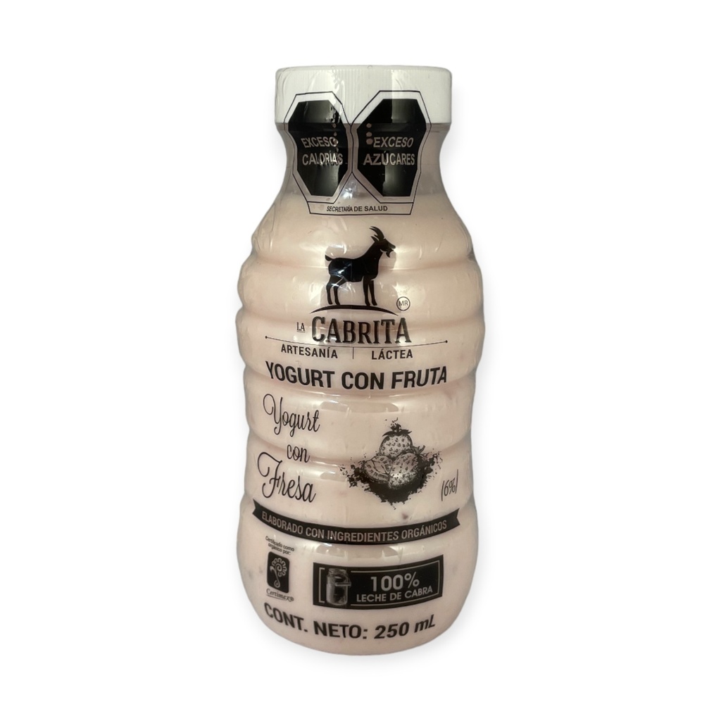 Yoghurt de cabra sabor fresa 250ml LA CABRITA