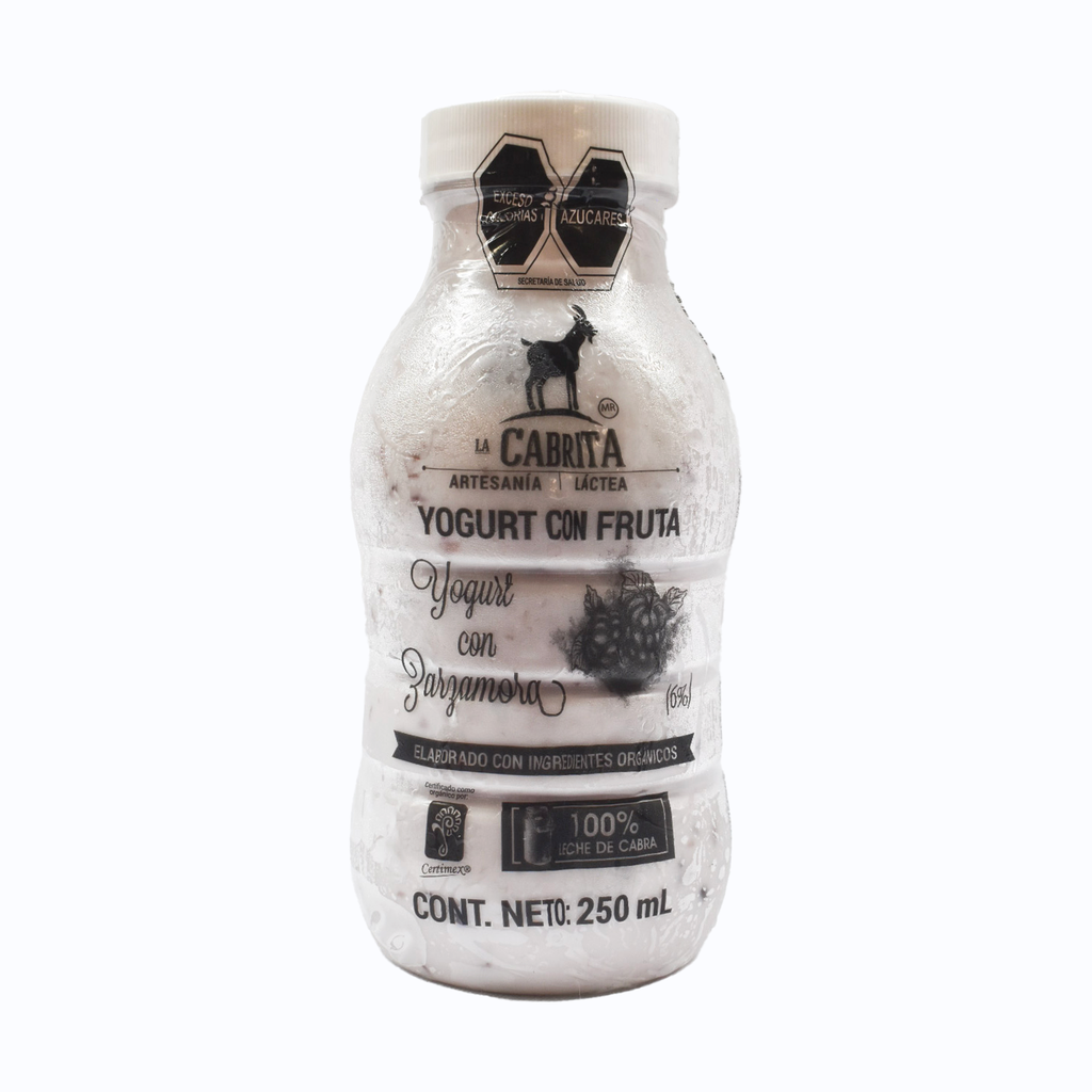 Yoghurt de cabra sabor zarzamora 250ml LA CABRITA