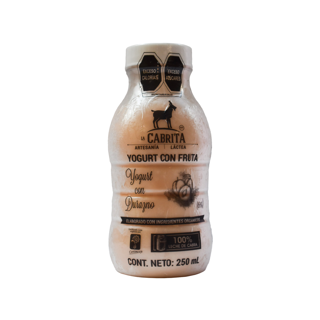 Yoghurt de cabra sabor durazno 250ml LA CABRITA