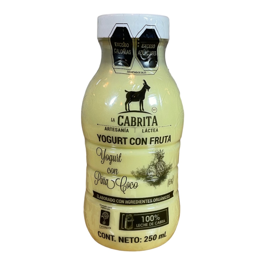 [7503009134316] Yoghurt de cabra sabor piña coco 250ml LA CABRITA