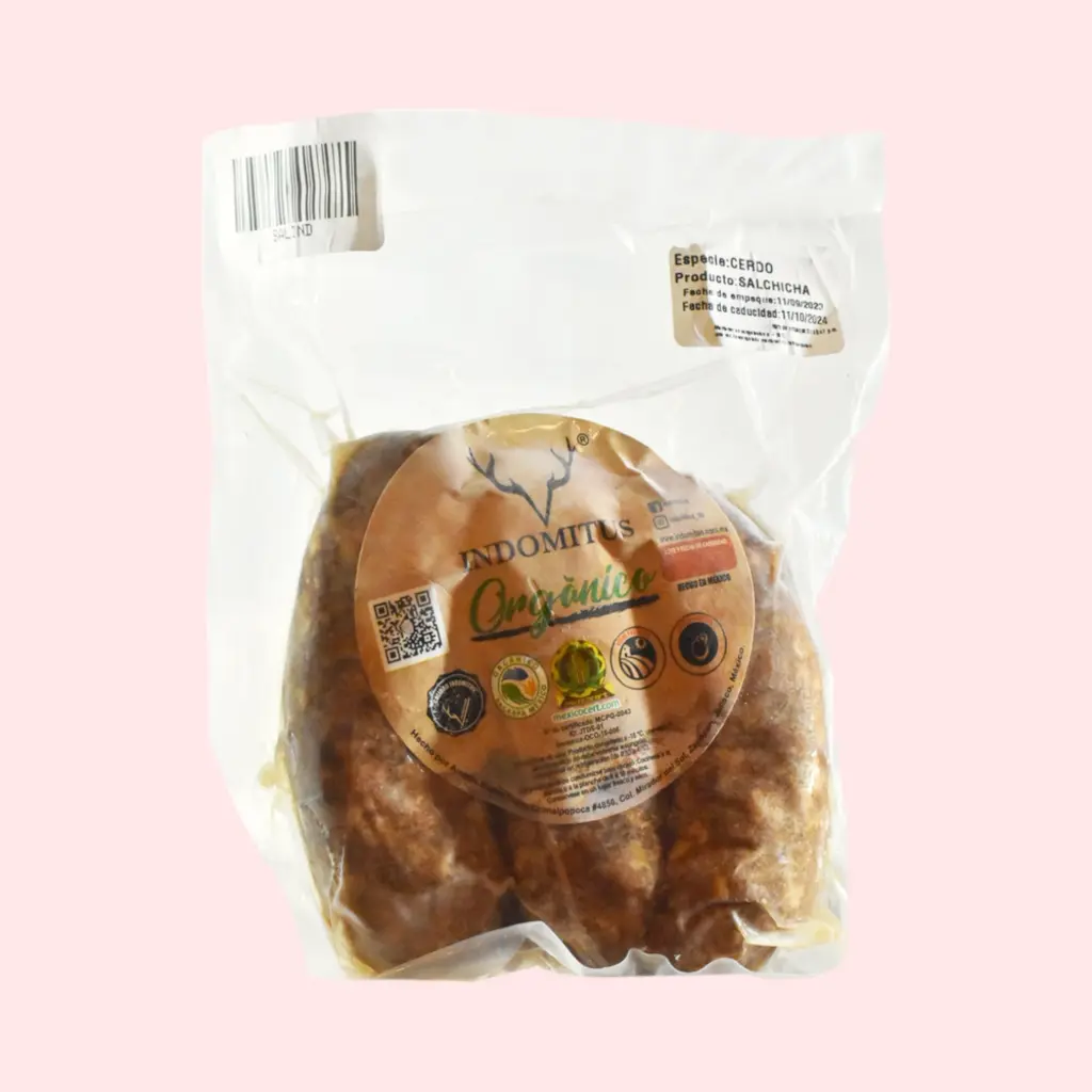 Salchicha de cerdo 400gr INDOMITUS