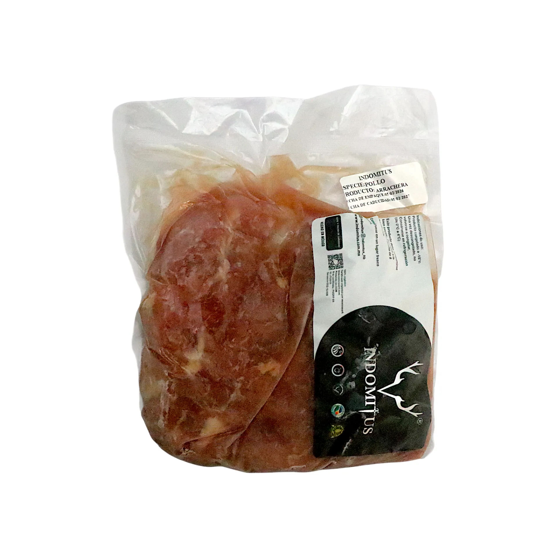 Arrachera de pollo 500gr INDOMITUS