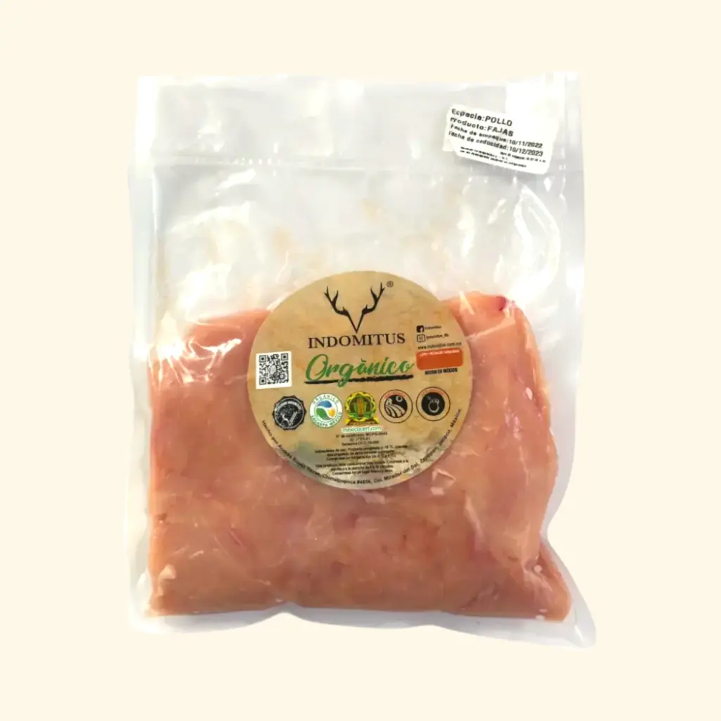 Fajas de pollo 500gr INDOMITUS