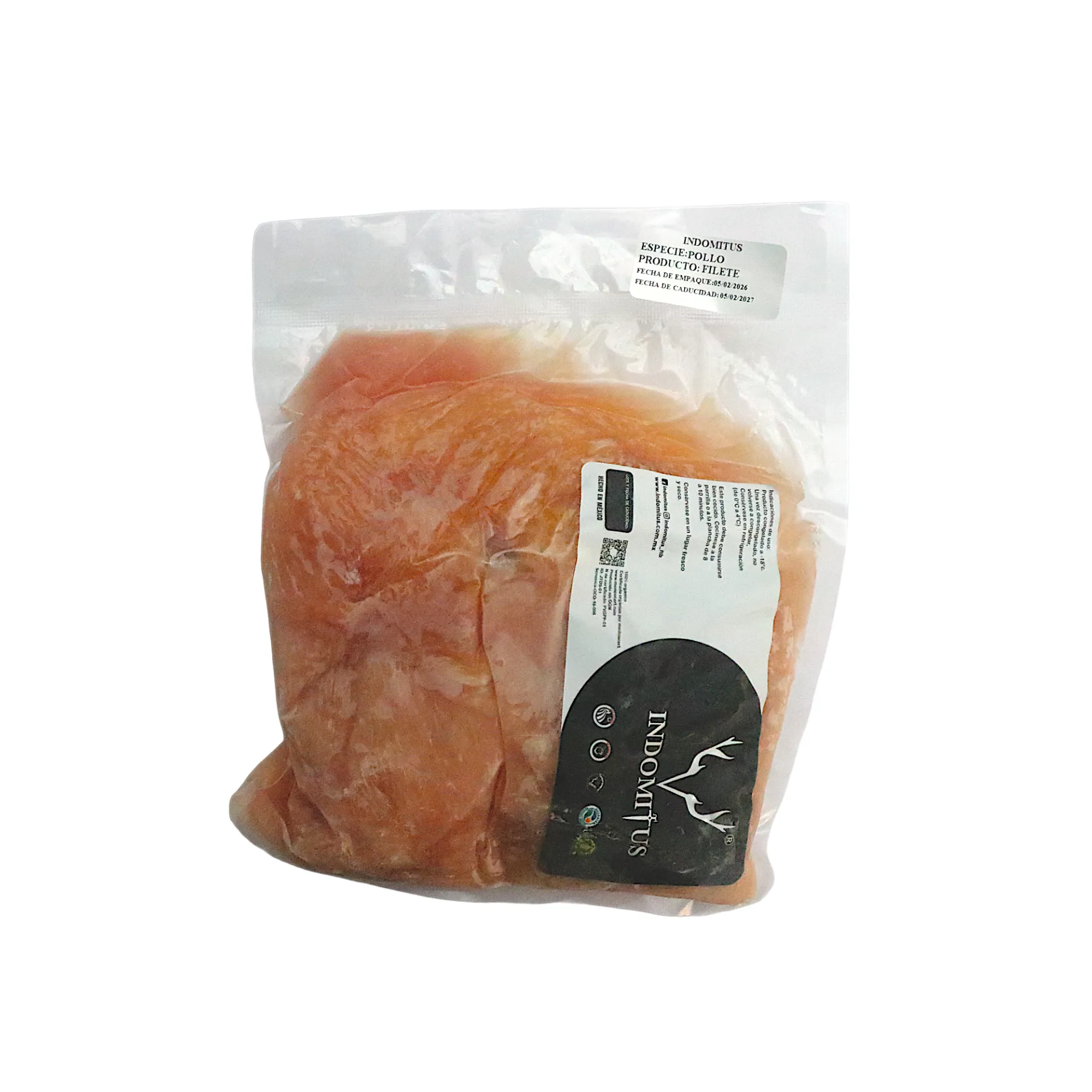 Filete de pollo 500gr INDOMITUS