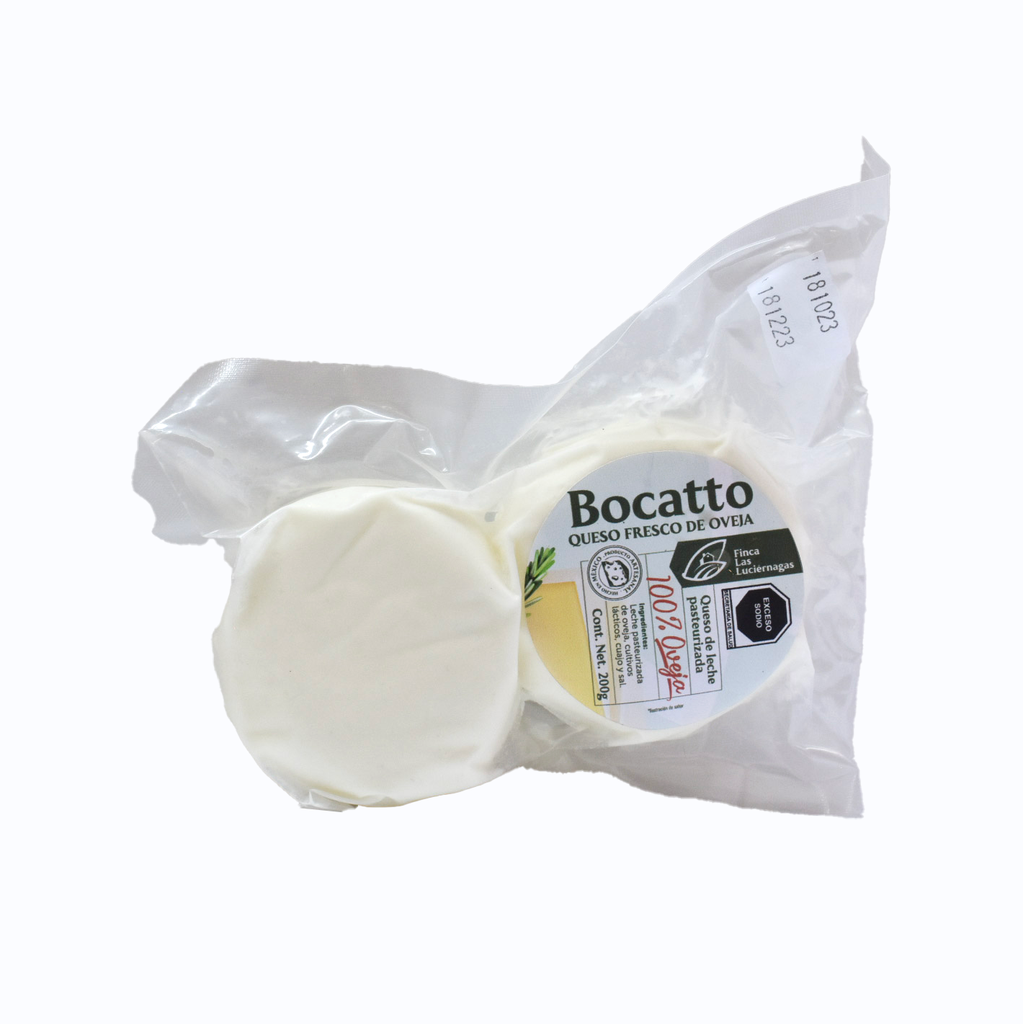 Queso fresco de oveja untable Bocatto 200gr FINCA LAS LUCIERNAGAS