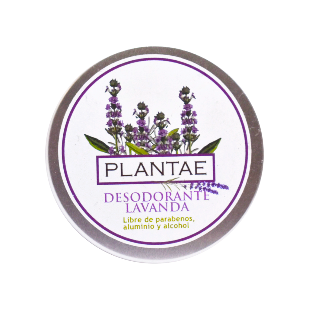 Desodorante en lata de lavanda 50gr PLANTAE