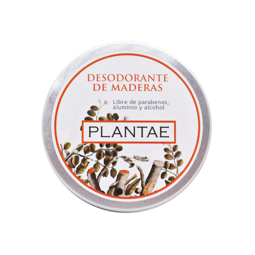 Desodorante en lata de maderas 50gr PLANTAE