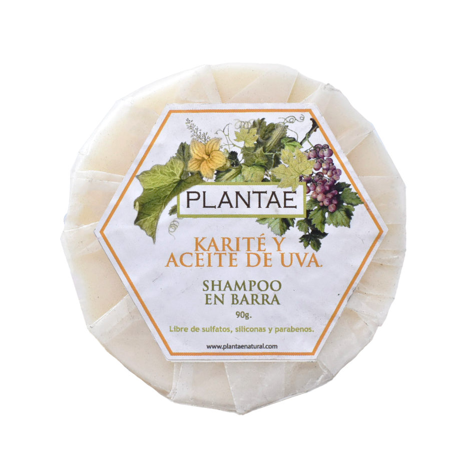 Shampoo de karité sólido 90gr PLANTAE