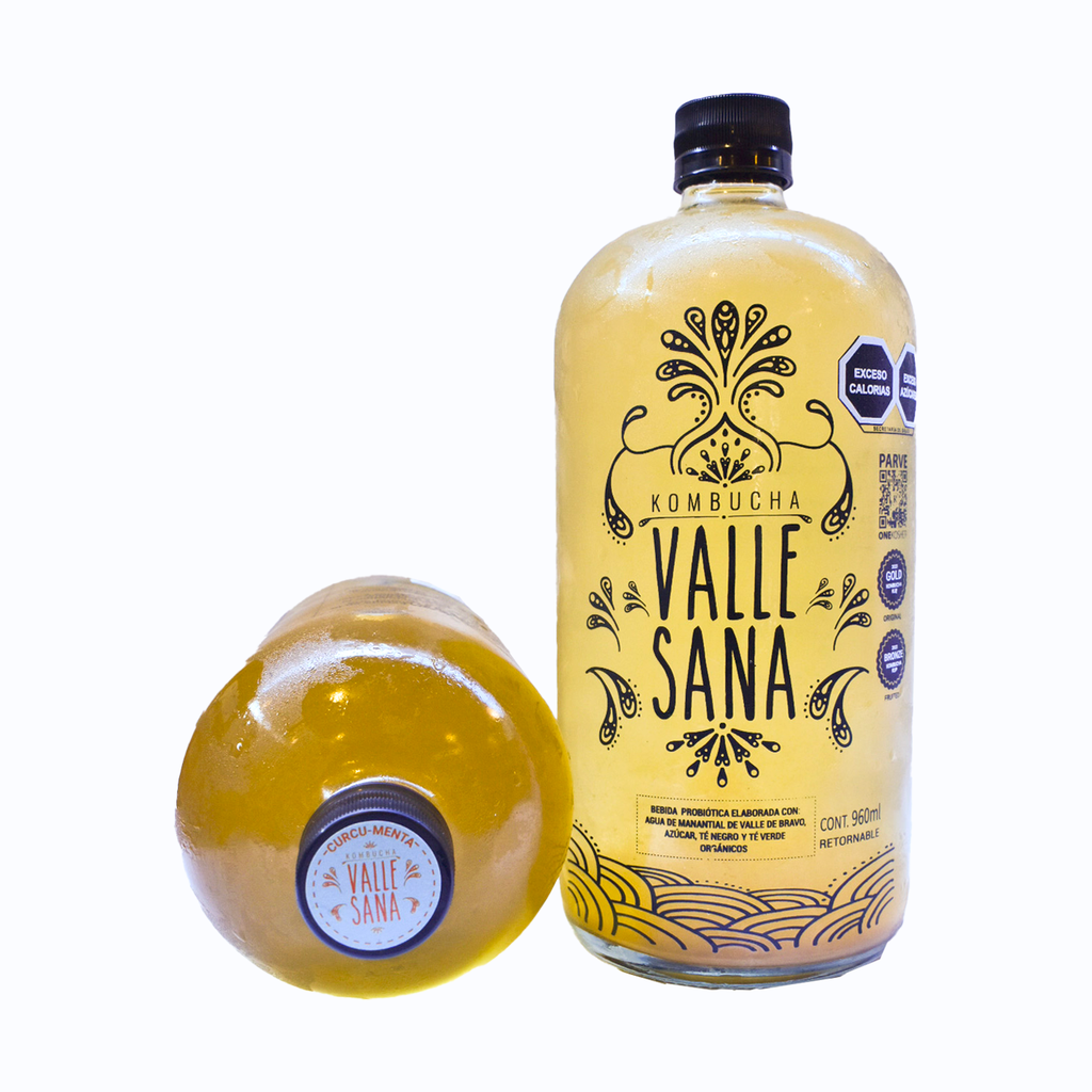 Kombucha de curcumenta 960ml VALLE SANA