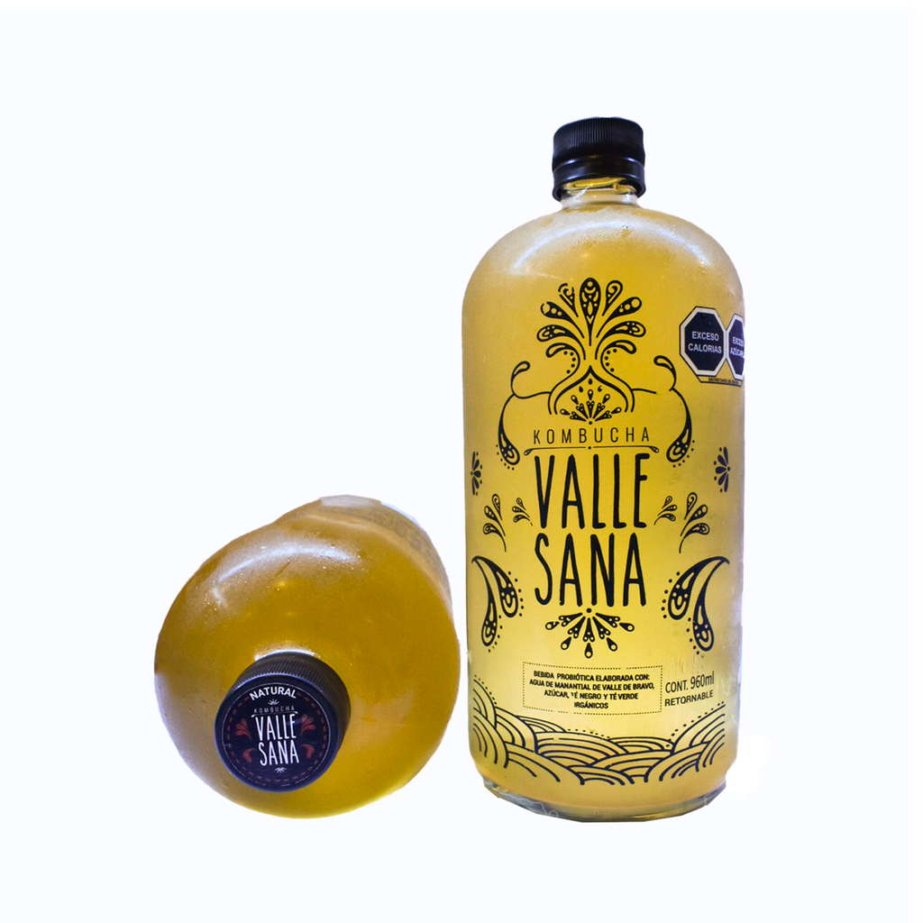 [764283063373] Kombucha natural 960ml VALLE SANA