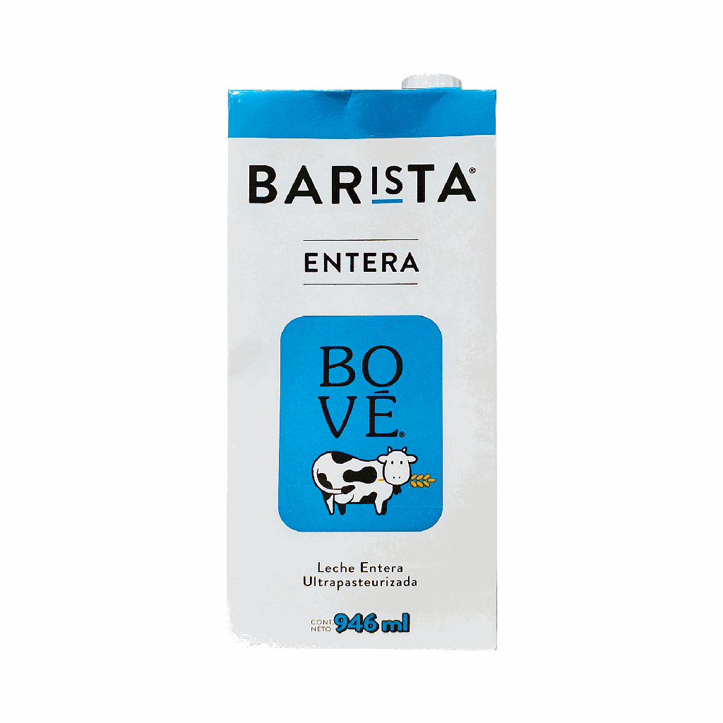 Leche entera BARISTA 946ml  BOVE