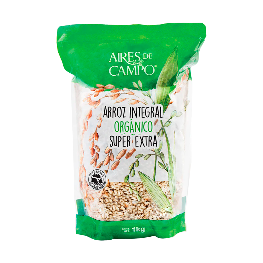 Arroz integral orgánico 1kg AIRES DE CAMPO
