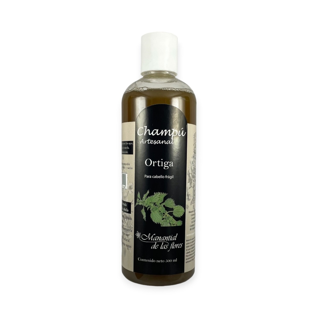 Champú líquido de ortiga 500ml MANANTIAL DE LAS FLORES
