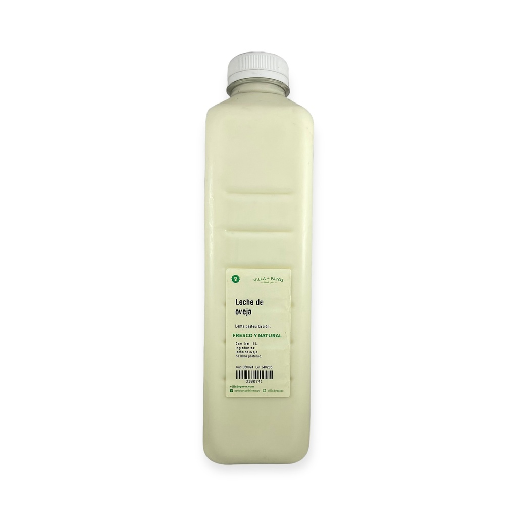 Leche entera de oveja 1L VILLA DE PATOS
