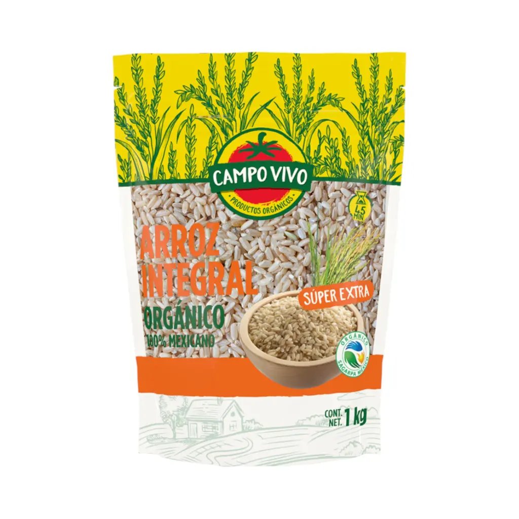 Arroz integral 1kg CAMPO VIVO