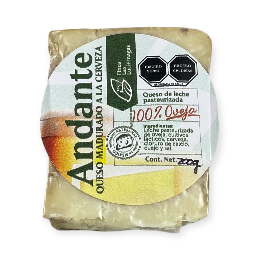 Queso de oveja Andante 200gr FINCA LAS LUCIERNAGAS
