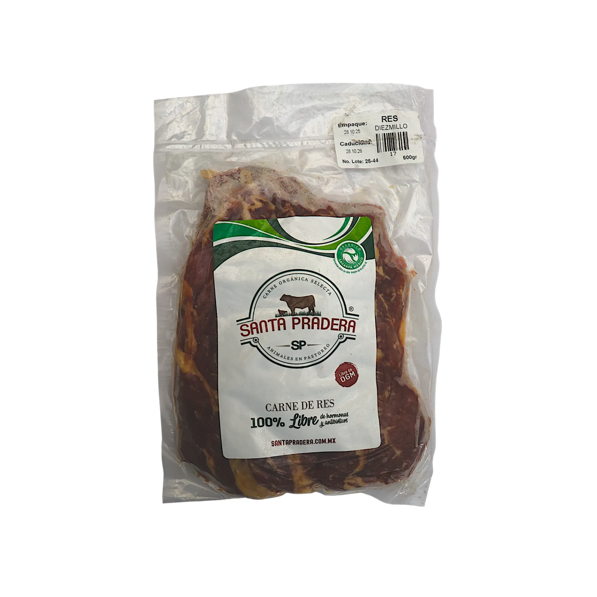 [RES DIEZMILLO 500GR] Diezmillo de res 500gr SANTA PRADERA