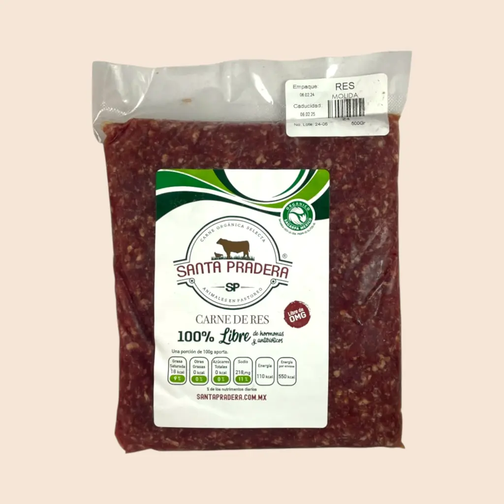 Molida de res 500gr SANTA PRADERA