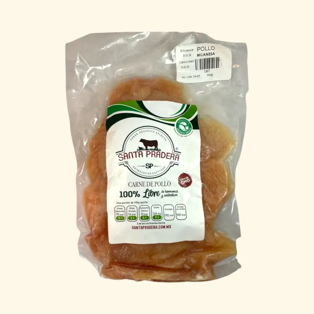 Milanesa de pollo 500gr SANTA PRADERA