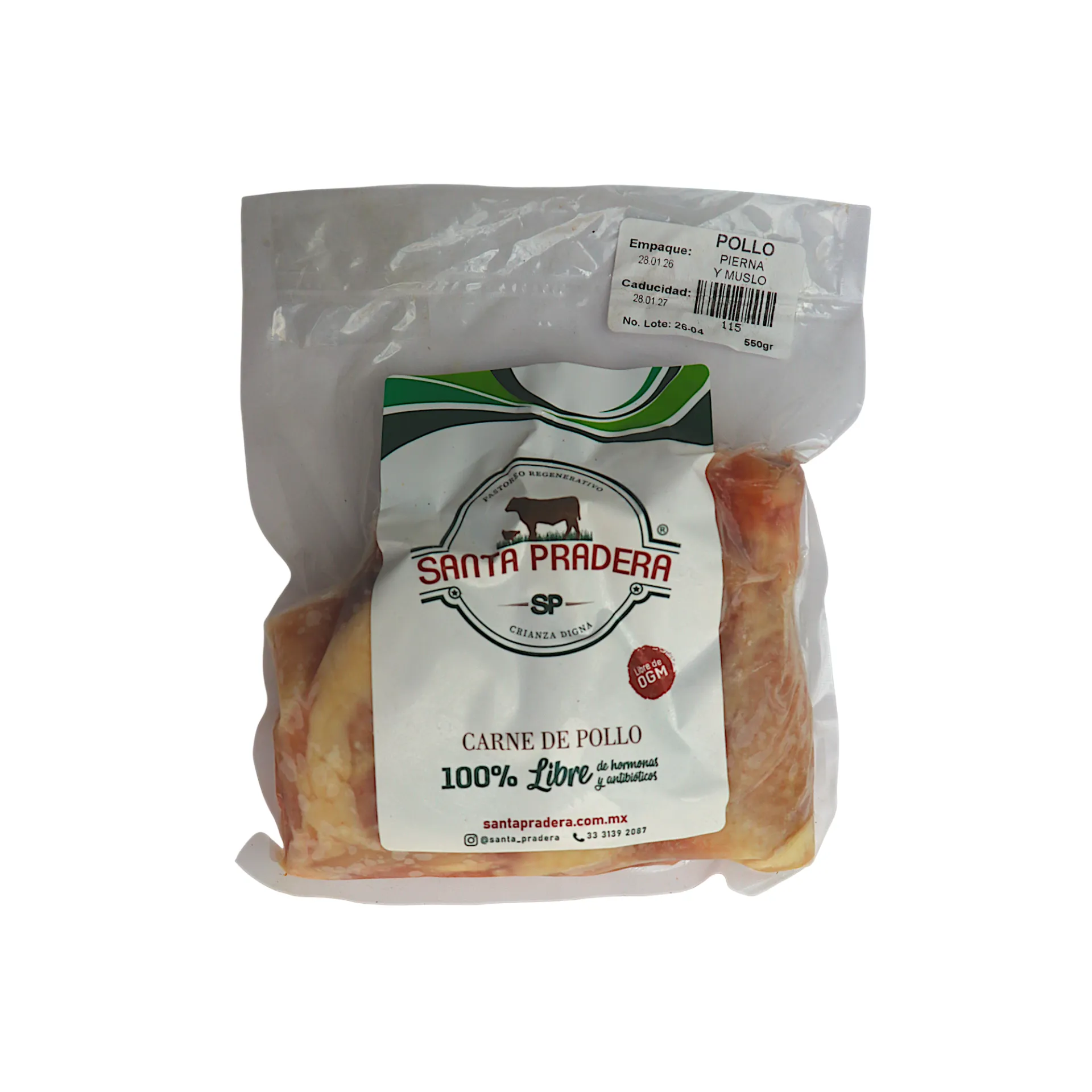 Pierna y muslo 550gr SANTA PRADERA