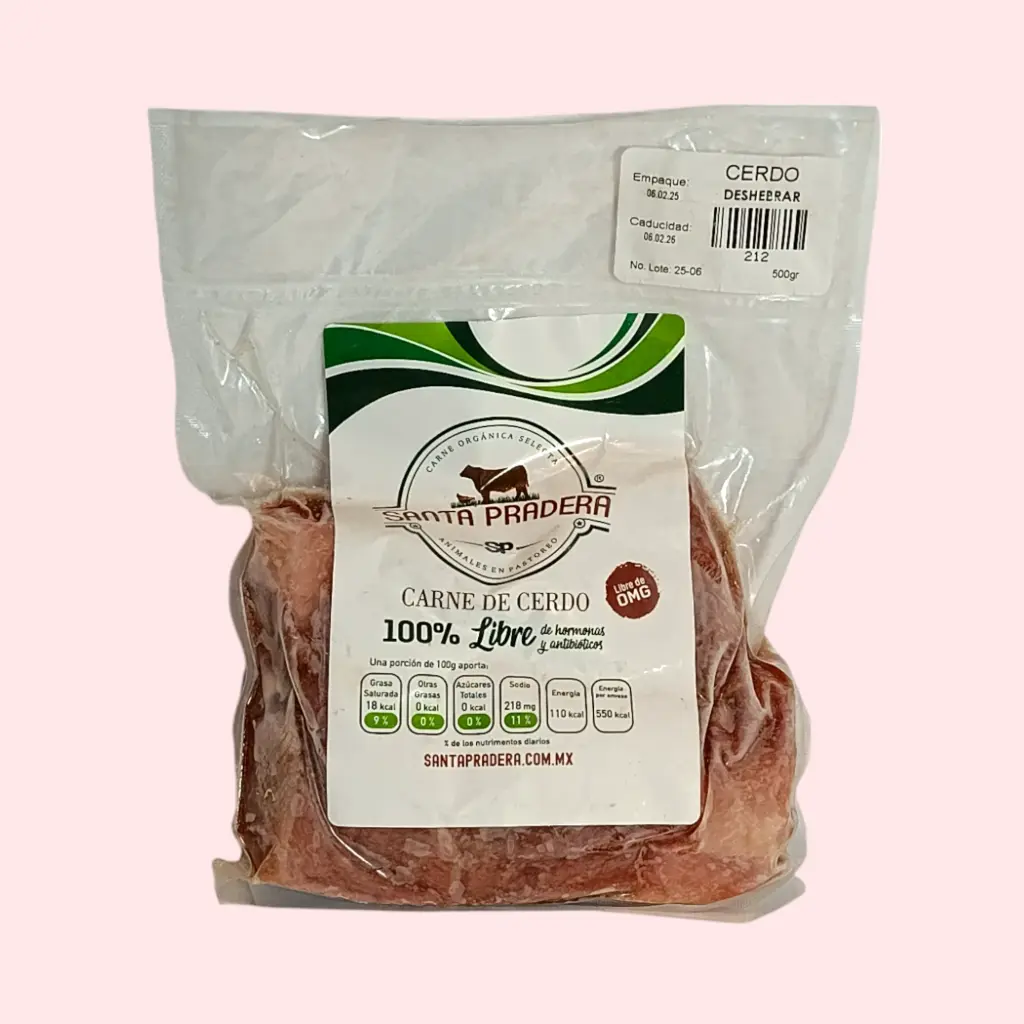 Carne para deshebrar de cerdo 500gr SANTA PRADERA