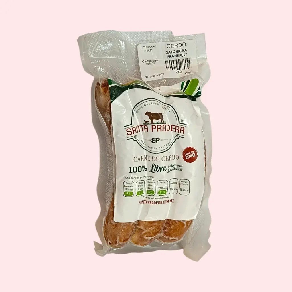 Salchicha Frankfurt 3pz SANTA PRADERA
