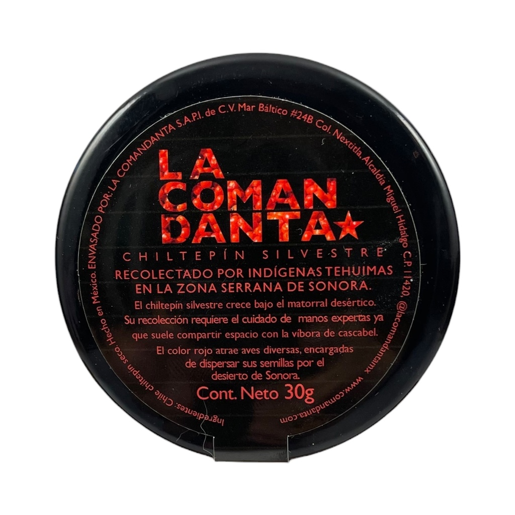 Chiltepín silvestre 30gr LA COMANDANTA