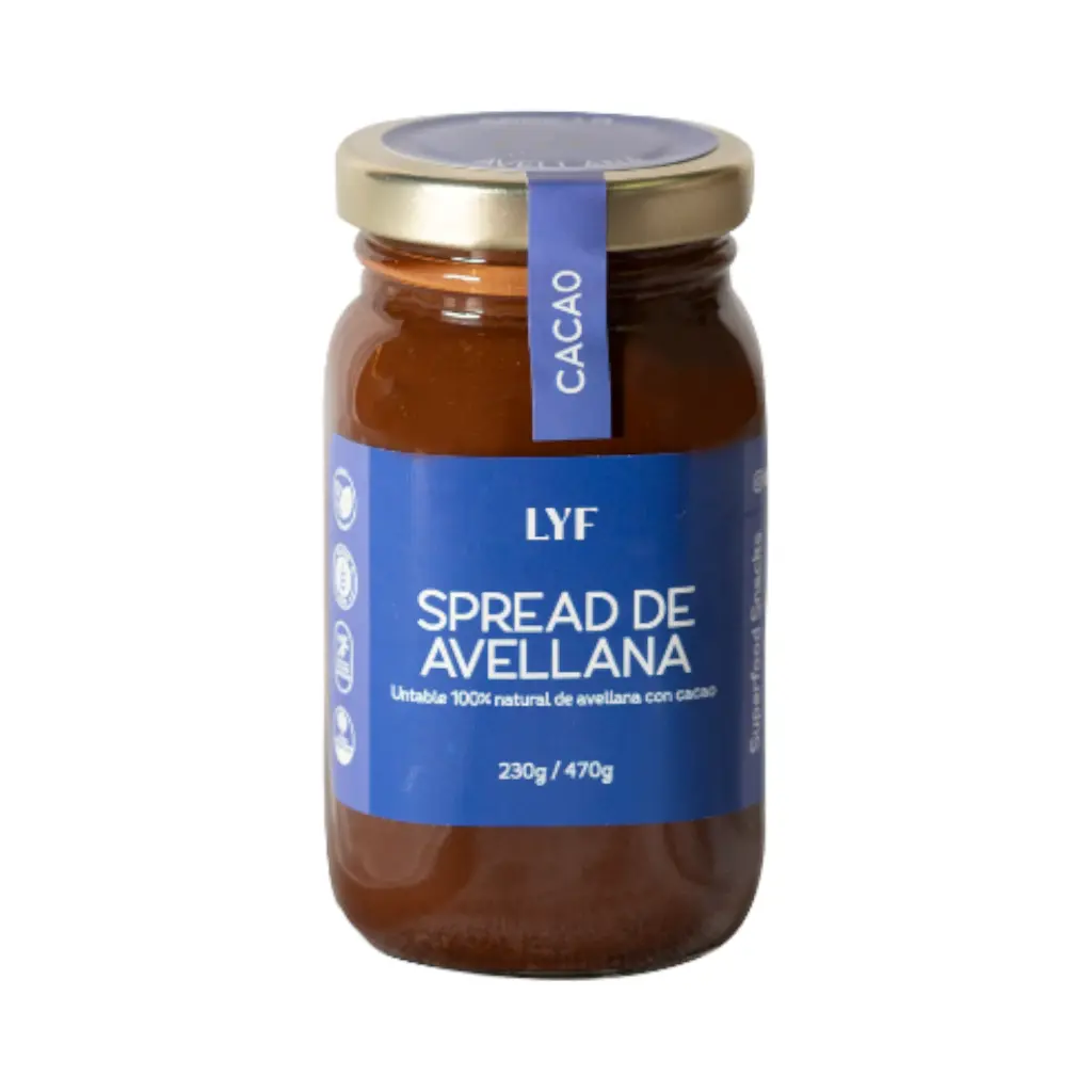 Untable de avellana y cacao LYF
