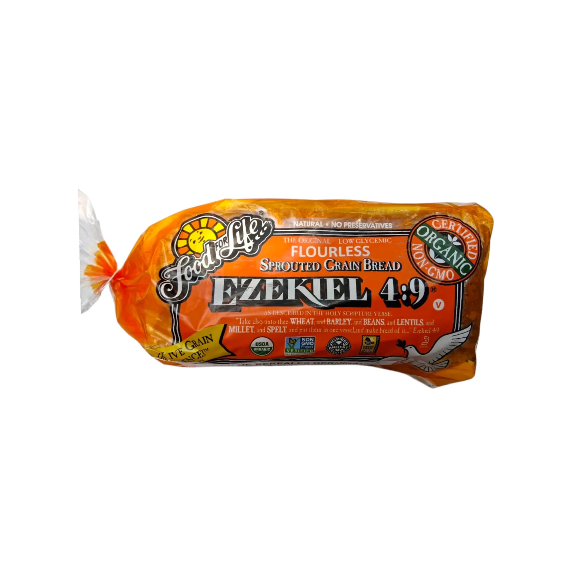 Pan de cereales germinados sin harina 0% sodio 680gr EZEKIEL