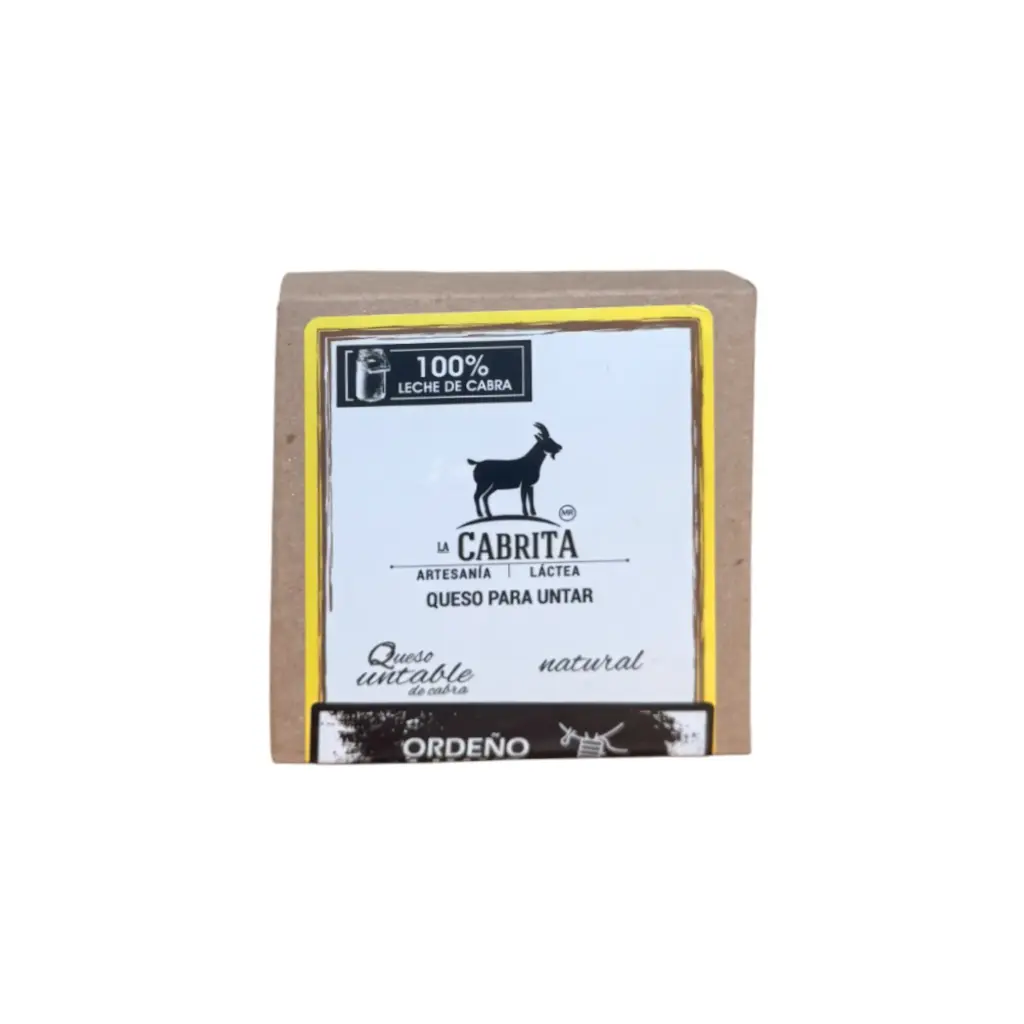 Queso untable de cabra natural 150gr LA CABRITA