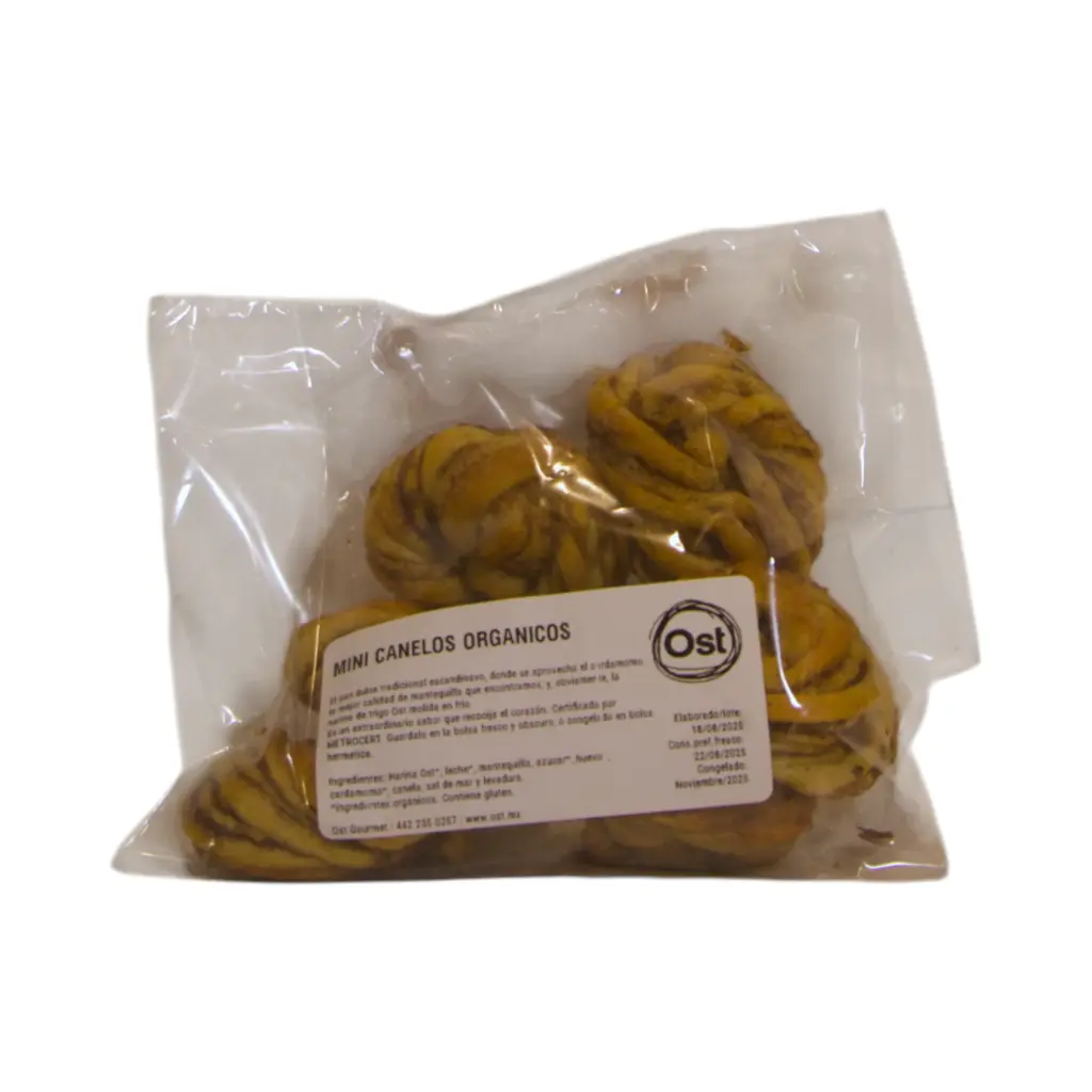 Mini canelos con cardamomo 6pz OST GOURMET