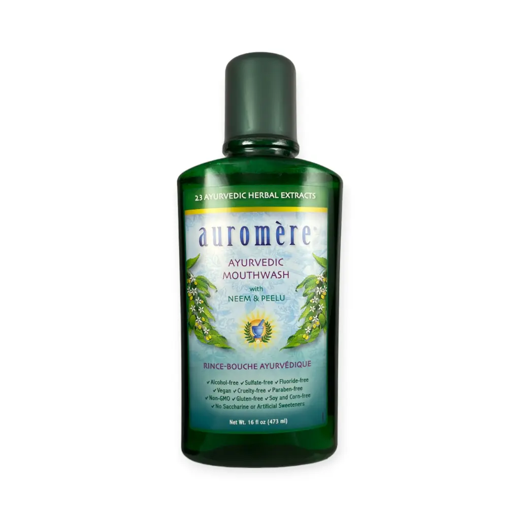 [027275300208] Enjuague bucal con 23 hierbas, neem y peelu AUROMERE