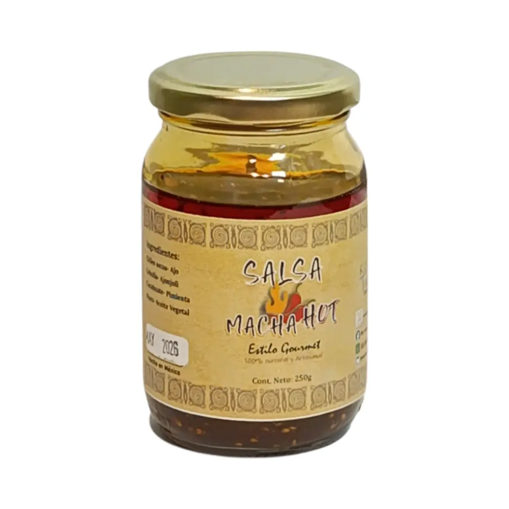 Salsa macha hot 250gr RÍO TURQUESA
