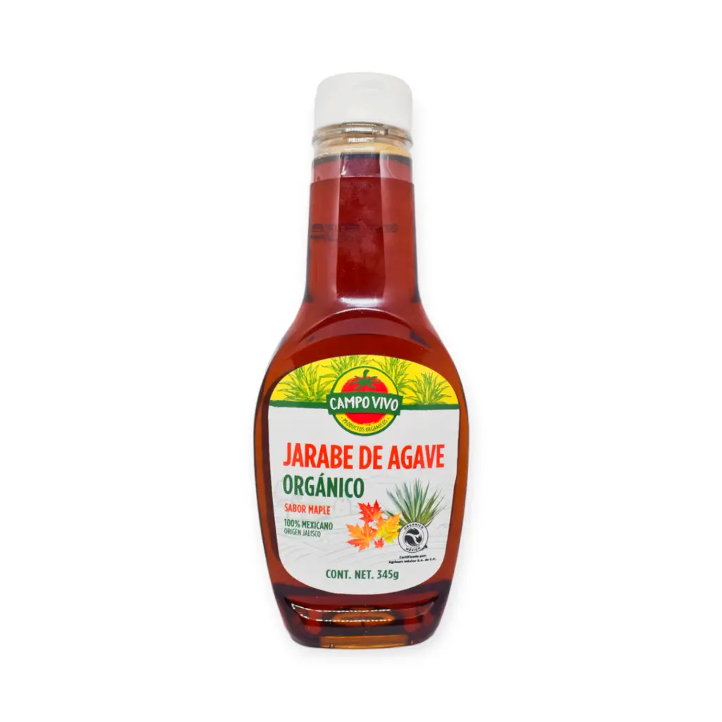Jarabe de agave con maple 345gr CAMPO VIVO 