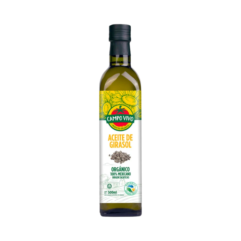 Aceite de girasol 500ml CAMPO VIVO