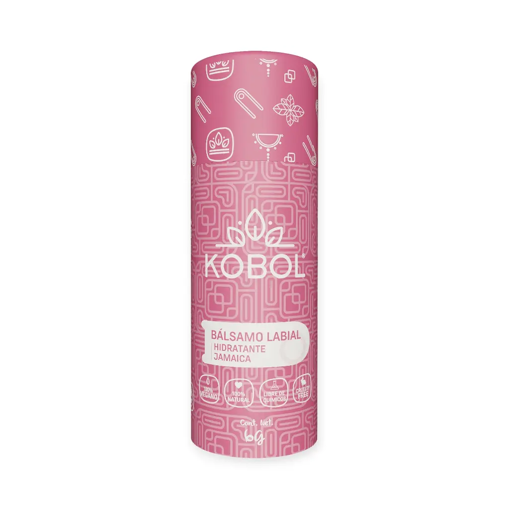 Bálsamo labial jamaica vegano push up 7gr KOBOL