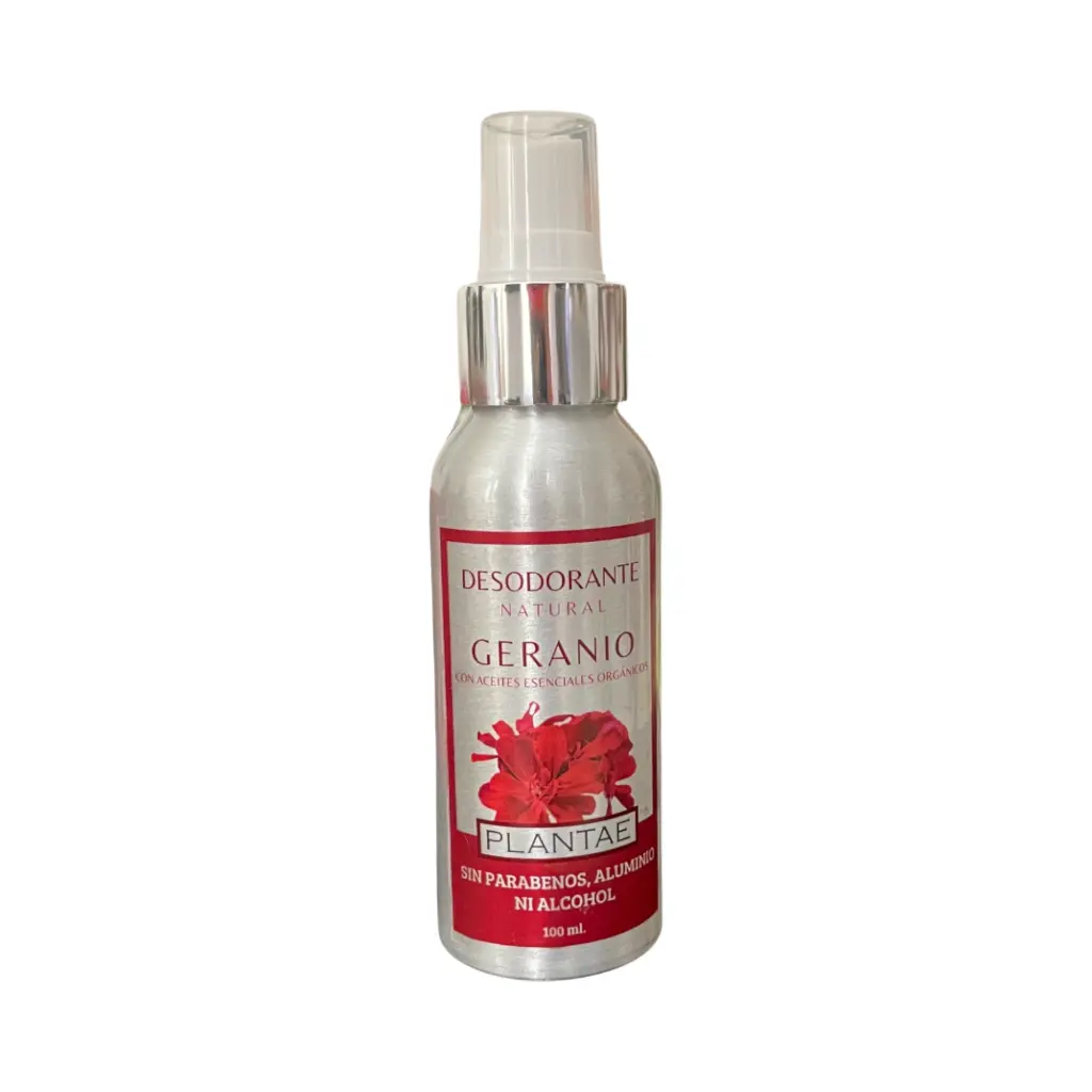 Desodorante en spray de geranio 120ml PLANTAE