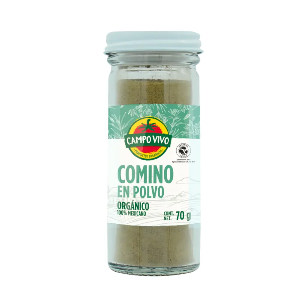 [7502236174072] Comino en polvo orgánico 60gr CAMPO VIVO