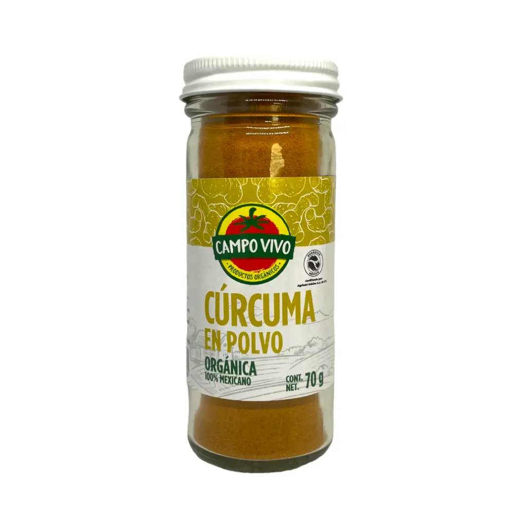 [7502236174089] Cúrcuma en polvo 65gr CAMPO VIVO