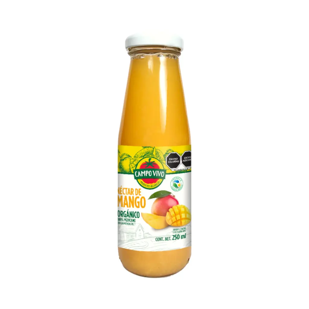 Néctar de mango orgánico 250ml CAMPO VIVO