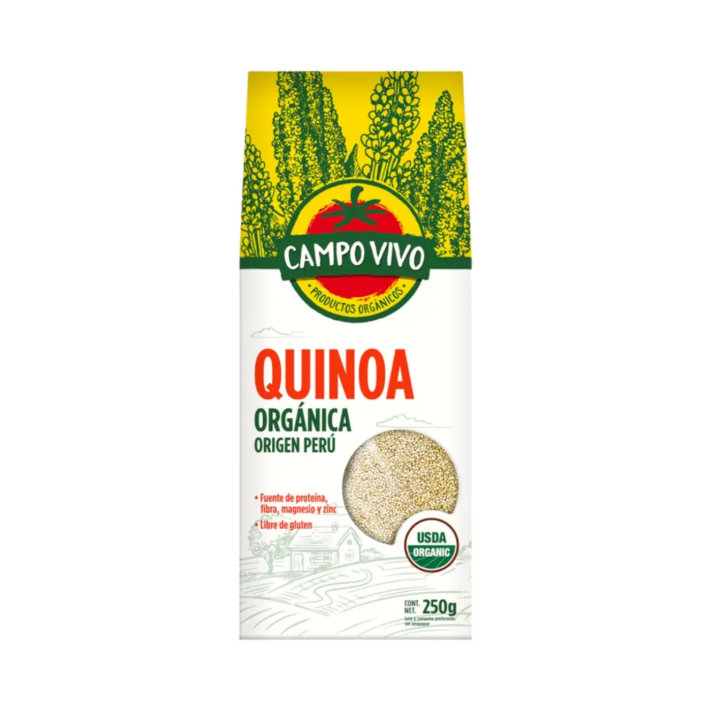 [7502236172511] Quinoa orgánica 250gr CAMPO VIVO