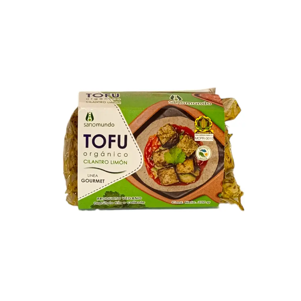 Tofu cilantro limón 200gr SANO MUNDO