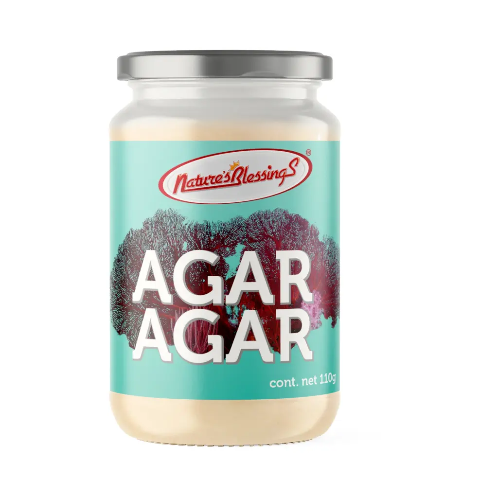 [7503012295554] Agar agar en polvo puro de alga 110gr NATURE´S BLESSINGS