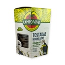 Tostadas horneadas de maíz azul 190gr CAMPO VIVO 