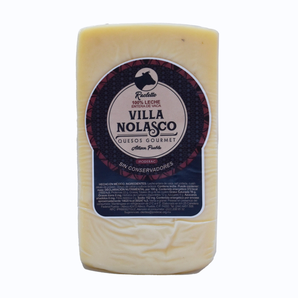 [7503000646474] Queso raclette 250gr VILLA NOLASCO